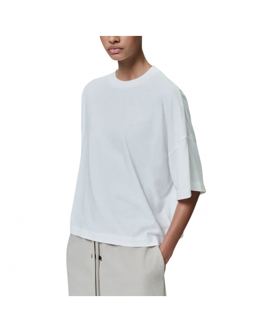 Tricou FEAR OF GOD, Logo Insert, Boxy Design, White - 125SP255894FWCLOUDWHITE Tricou FEAR OF GOD, Logo Insert, Boxy Design, White - 125SP255894FWCLOUDWHITE