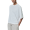 Tricou FEAR OF GOD, Logo Insert, Boxy Design, White