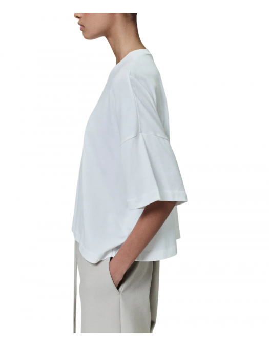 Tricou FEAR OF GOD, Logo Insert, Boxy Design, White - 125SP255894FWCLOUDWHITE Tricou FEAR OF GOD, Logo Insert, Boxy Design, White - 125SP255894FWCLOUDWHITE