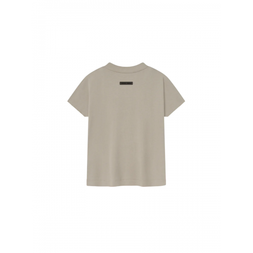 Tricou FEAR OF GOD, Logo Insert, Cap Sleeve, Beige Tricou FEAR OF GOD, Logo Insert, Cap Sleeve, Beige
