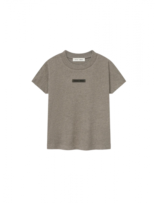 Tricou FEAR OF GOD, Logo Insert, Cap Sleeve, Grey - 125SP257123FWHOMESTEADHEATHER Tricou FEAR OF GOD, Logo Insert, Cap Sleeve, Grey - 125SP257123FWHOMESTEADHEATHER