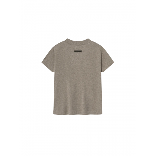 Tricou FEAR OF GOD, Logo Insert, Cap Sleeve, Grey Tricou FEAR OF GOD, Logo Insert, Cap Sleeve, Grey
