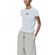 Tricou FEAR OF GOD, Logo Insert, Cap Sleeve , White - 125SP257124FWCLOUDWHITE Tricou FEAR OF GOD, Logo Insert, Cap Sleeve , White - 125SP257124FWCLOUDWHITE