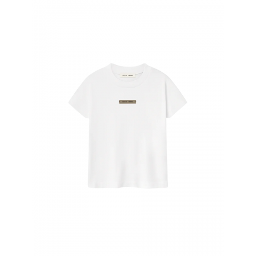 Tricou FEAR OF GOD, Logo Insert,, Cap Sleeve , White Tricou FEAR OF GOD, Logo Insert,, Cap Sleeve , White