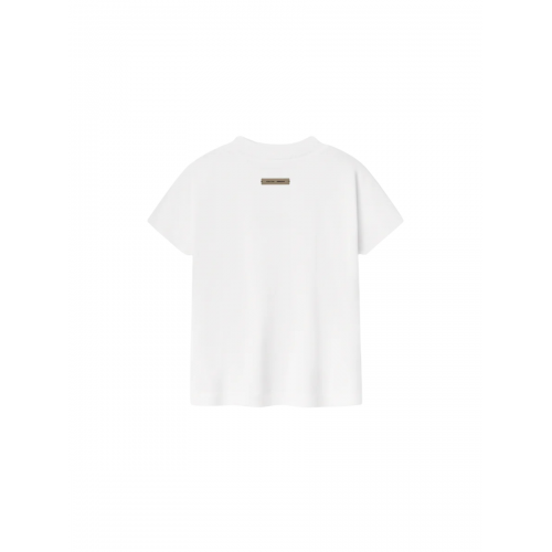 Tricou FEAR OF GOD, Logo Insert,, Cap Sleeve , White Tricou FEAR OF GOD, Logo Insert,, Cap Sleeve , White