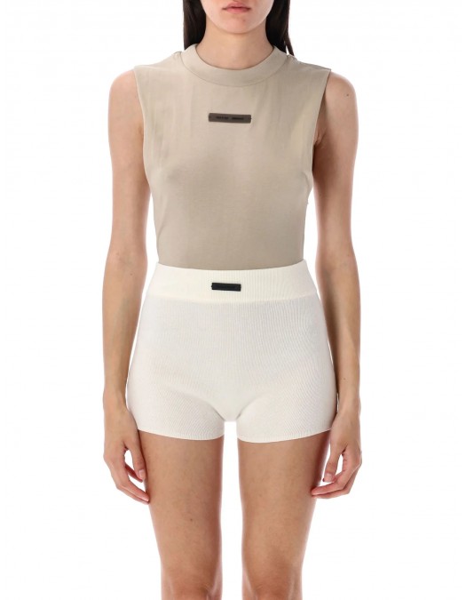 Body FEAR OF GOD, Logo Plaque, Sleeveless, Beige - 125SP257131FWTIMBER Body FEAR OF GOD, Logo Plaque, Sleeveless, Beige - 125SP257131FWTIMBER