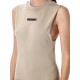 Body FEAR OF GOD, Logo Plaque, Sleeveless, Beige - 125SP257131FWTIMBER Body FEAR OF GOD, Logo Plaque, Sleeveless, Beige - 125SP257131FWTIMBER