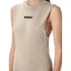 Body FEAR OF GOD, Logo Plaque, Sleeveless, Beige - 125SP257131FWTIMBER