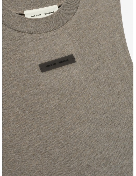 Body FEAR OF GOD, Logo Plaque, Sleeveless, Grey - 125SP257133FWHOMESTEADHEATHER Body FEAR OF GOD, Logo Plaque, Sleeveless, Grey - 125SP257133FWHOMESTEADHEATHER