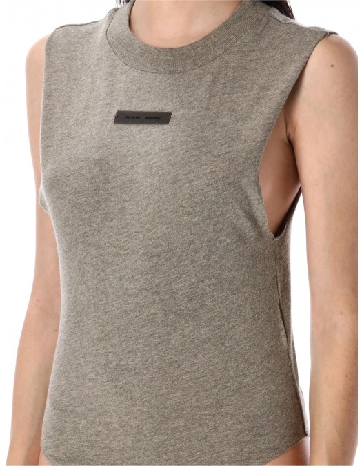 Body FEAR OF GOD, Logo Plaque, Sleeveless, Grey - 125SP257133FWHOMESTEADHEATHER Body FEAR OF GOD, Logo Plaque, Sleeveless, Grey - 125SP257133FWHOMESTEADHEATHER