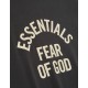 Tricou FEAR OF GOD, campus 90s short sleeve tee - 125SP262001FFADEDBLACK