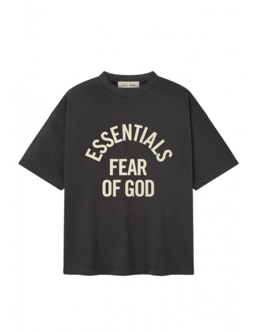 Tricou FEAR OF GOD, campus 90s short sleeve tee - 125SP262001FFADEDBLACK