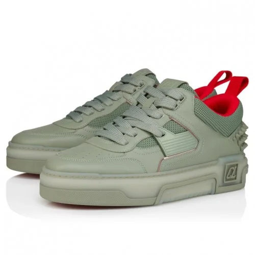 Sneakers CHRISTIAN LOUBOUTIN, Astroloubi studded sneakers, Green