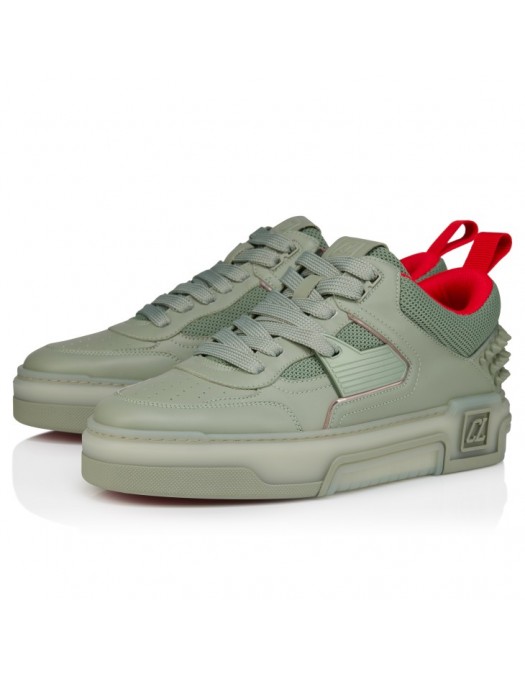 Sneakers CHRISTIAN LOUBOUTIN, Astroloubi studded sneakers, Green - 1260569E823