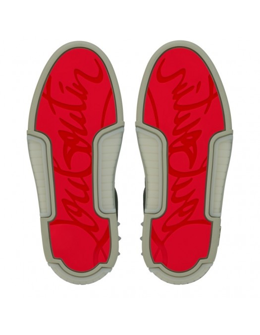 Sneakers CHRISTIAN LOUBOUTIN, Astroloubi studded sneakers, Green - 1260569E823