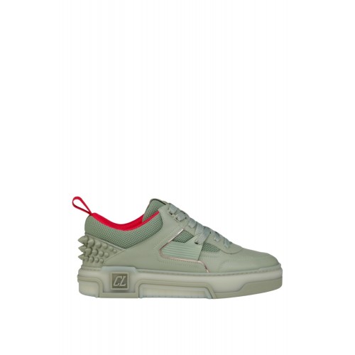 Sneakers CHRISTIAN LOUBOUTIN, Astroloubi studded sneakers, Green