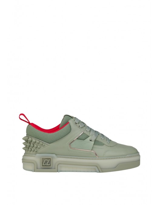 Sneakers CHRISTIAN LOUBOUTIN, Astroloubi studded sneakers, Green - 1260569E823