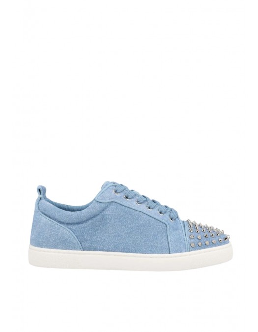 Sneakers CHRISTIAN LOUBOUTIN, Louis Junior Spikes Sneakers, Bleu - 12606373393
