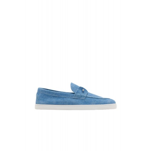 Loafers CHRISTIAN LOUBOUTIN, Chambeliboat loafers, Blue