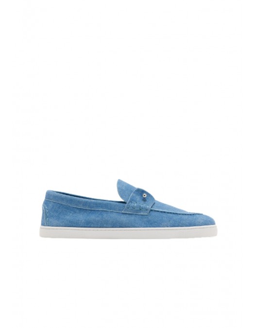 Loafers CHRISTIAN LOUBOUTIN, Chambeliboat loafers, Blue - 12606794375
