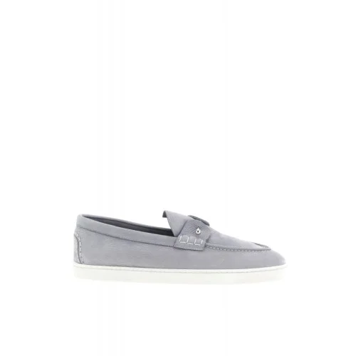 Loafers CHRISTIAN LOUBOUTIN, Chambeliboat loafers, Grey