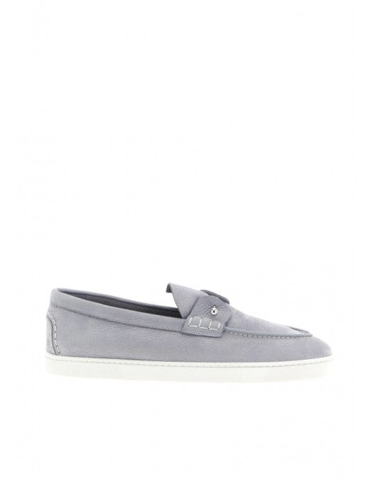 Loafers CHRISTIAN LOUBOUTIN, Chambeliboat loafers, Grey - 1260680L507
