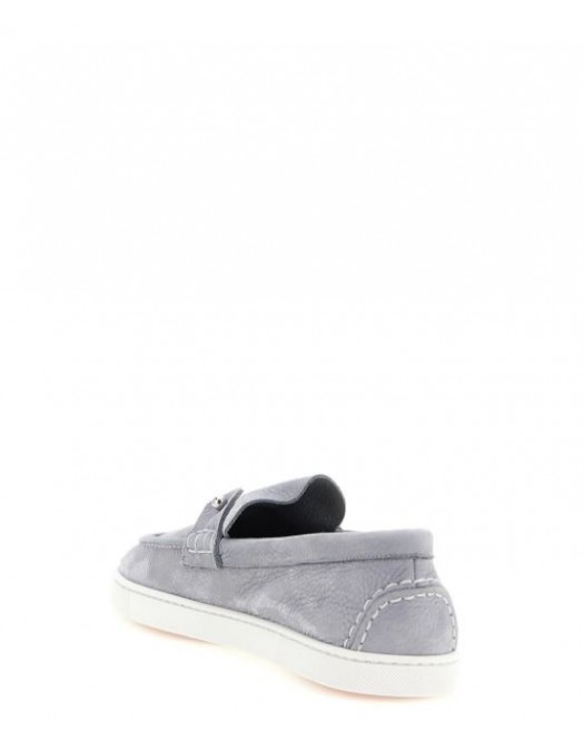 Loafers CHRISTIAN LOUBOUTIN, Chambeliboat loafers, Grey - 1260680L507