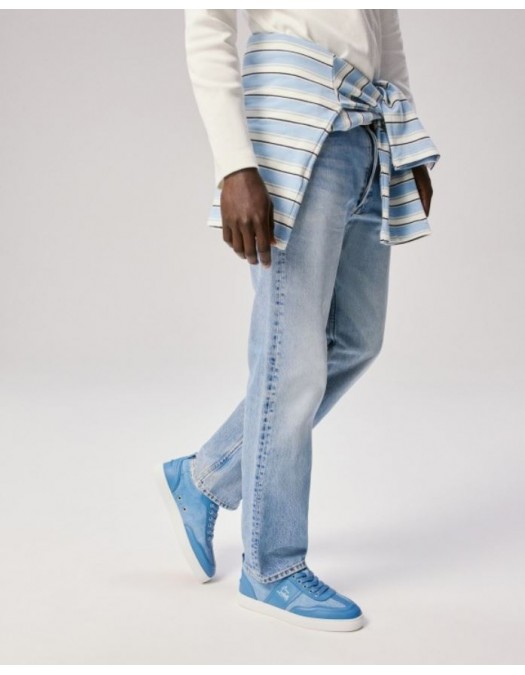 Sneakers CHRISTIAN LOUBOUTIN, Retero logo sneakers, Albastru - 12606844375