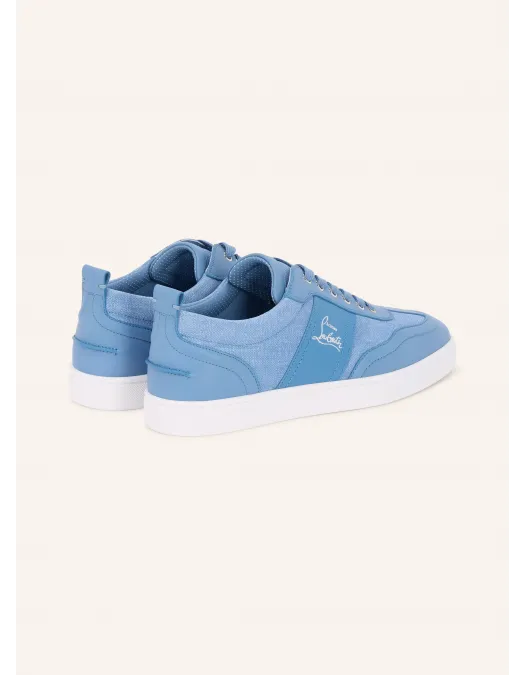 Sneakers CHRISTIAN LOUBOUTIN, Retero logo sneakers, Albastru - 12606844375