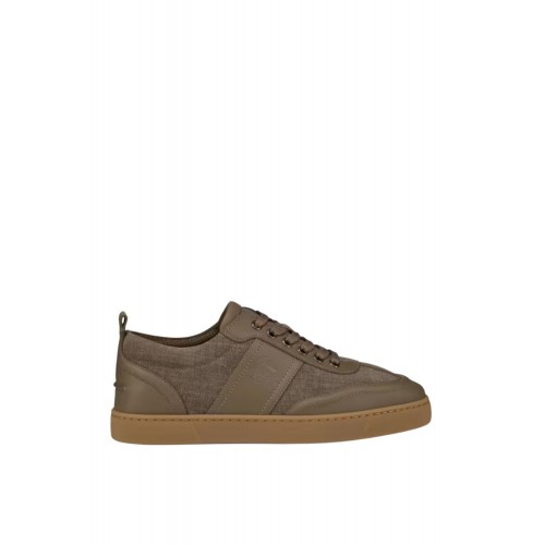 Sneakers CHRISTIAN LOUBOUTIN, Retero logo sneakers, Brown
