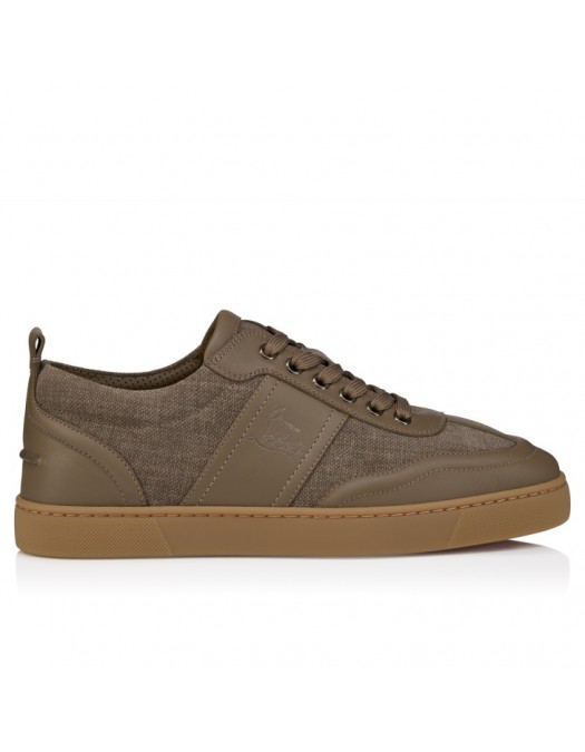Sneakers CHRISTIAN LOUBOUTIN, Retero logo sneakers, Brown - 1260684E448