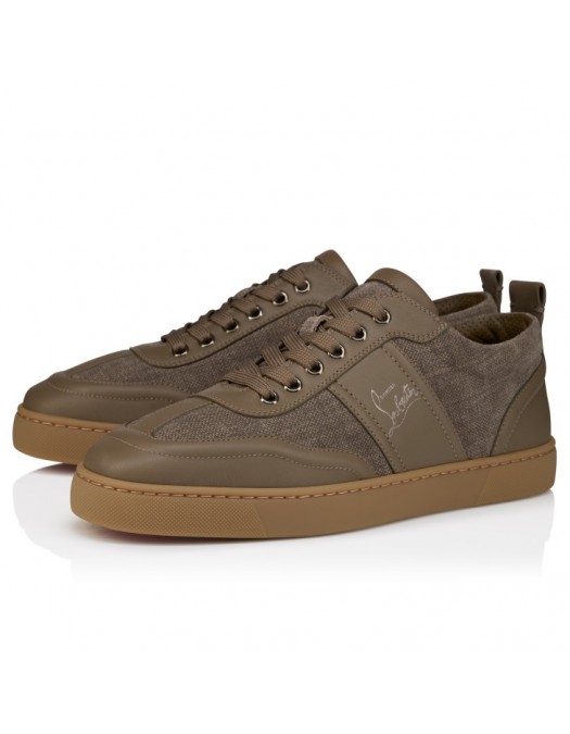 Sneakers CHRISTIAN LOUBOUTIN, Retero logo sneakers, Brown - 1260684E448