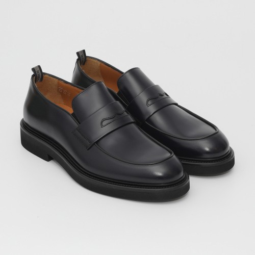 Loafers ROSSI, Timeless Elegance, Bleumarin