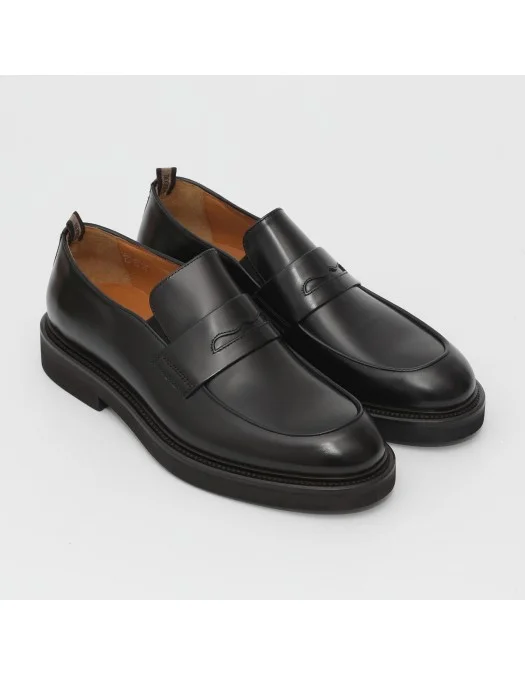 Loafers ROSSI, Timeless Elegance, Dark Brown - 1280MORO Loafers ROSSI, Timeless Elegance, Dark Brown - 1280MORO
