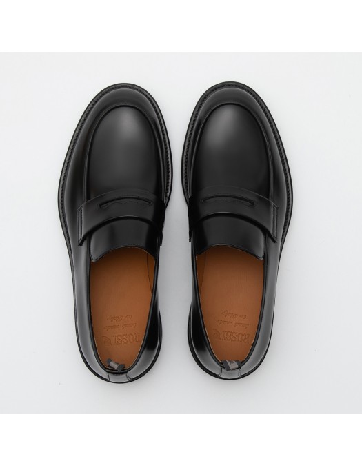 Loafers ROSSI, Timeless Elegance, Black - 1280NERO