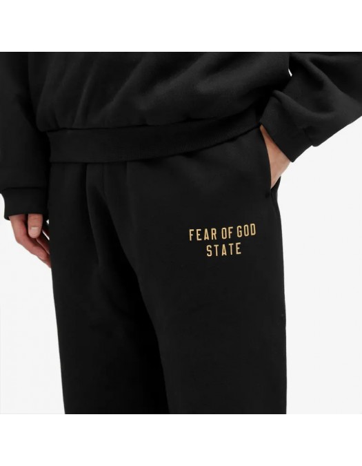 Pantaloni FEAR OF GOD, Essential Classic, Trening, Black - 130BT242020FBLACK