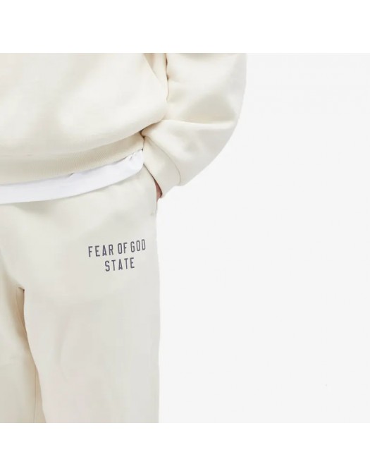 Pantaloni FEAR OF GOD, Essential Classic, Trening, White - 130BT242022FSHELL