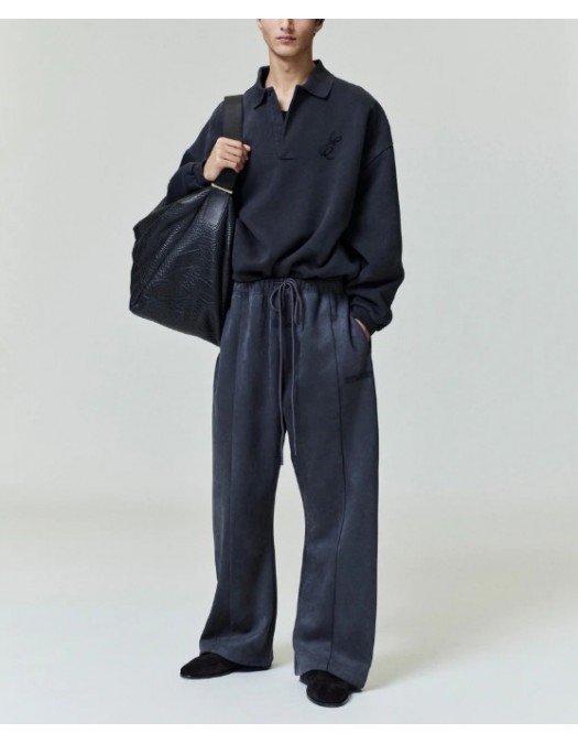 Pantaloni FEAR OF GOD, ESSENTIALS Suede Fleece Flare Sweatpant, Grey - 130HO258302FIRONGREY