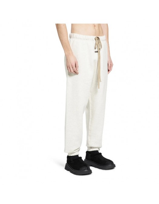 Pantaloni FEAR OF GOD, Essentials Classic sweatpants, Relaxed fit,Crem - 130HO258402FOATMEALHEATHER