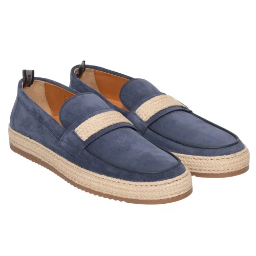 Loafers ROSSI, Timeless Eleganc, Light Blue