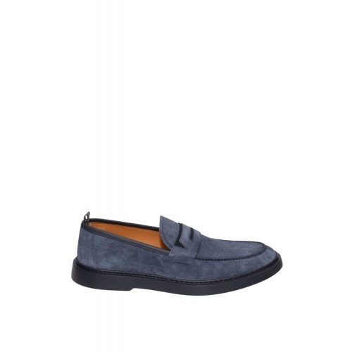 Loafers ROSSI, Classic, Casual Design, Blue Loafers ROSSI, Classic, Casual Design, Blue
