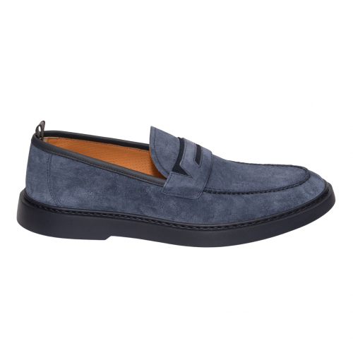 Loafers ROSSI, Classic, Casual Design, Blue