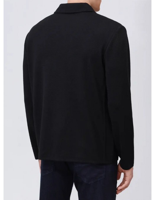 Camasa PAUL & SHARK,  wool shirt black - 15311259293