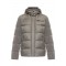 Geaca PAUL&SHARK, Wool and silk puffer jacket with contrast inserts
