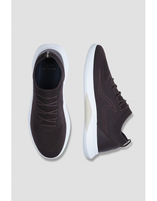 Sneakers Paul & Shark, Aqua Slip-on, Brown - 15318023323 Sneakers Paul & Shark, Aqua Slip-on, Brown - 15318023323