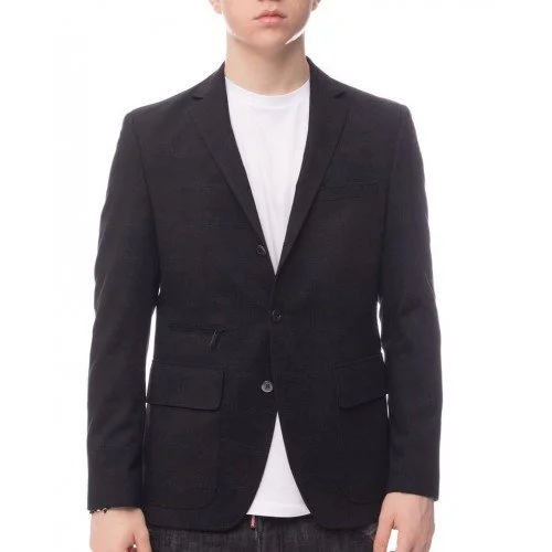 Sacou KARL LAGERFELD, Buzunar Frontal, Insertie Detasabila, Bleumarin