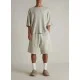 Pantaloni scurti, FEAR OF GOD, Piping Xld, Cloud White - 160SP254552FHEATHERSTONECLOUDWHITE Pantaloni scurti, FEAR OF GOD, Piping Xld, Cloud White - 160SP254552FHEATHERSTONECLOUDWHITE