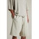 Pantaloni scurti, FEAR OF GOD, Piping Xld, Cloud White - 160SP254552FHEATHERSTONECLOUDWHITE Pantaloni scurti, FEAR OF GOD, Piping Xld, Cloud White - 160SP254552FHEATHERSTONECLOUDWHITE