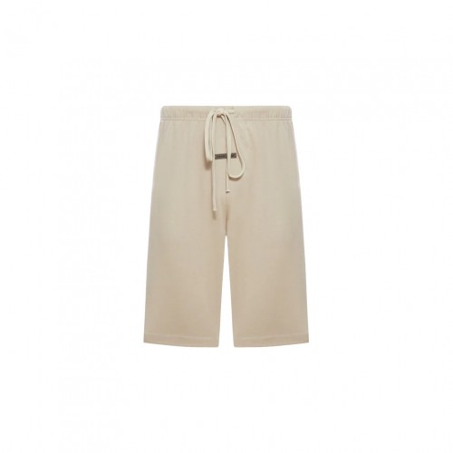 Pantaloni scurti, FEAR OF GOD,  Basketball Cotton Jersey, Timber Beige Pantaloni scurti, FEAR OF GOD,  Basketball Cotton Jersey, Timber Beige