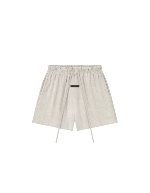 Pantaloni scurti, FEAR OF GOD, Label, Relaxed Fit, Heather Stone Grey - 160SP255652FWHEATHERSTONE Pantaloni scurti, FEAR OF GOD, Label, Relaxed Fit, Heather Stone Grey - 160SP255652FWHEATHERSTONE